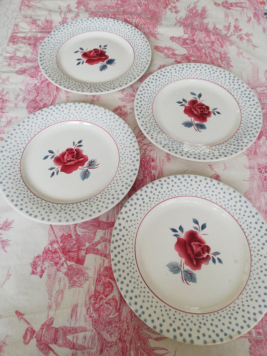 Assiette Digoin Sarreguemines René