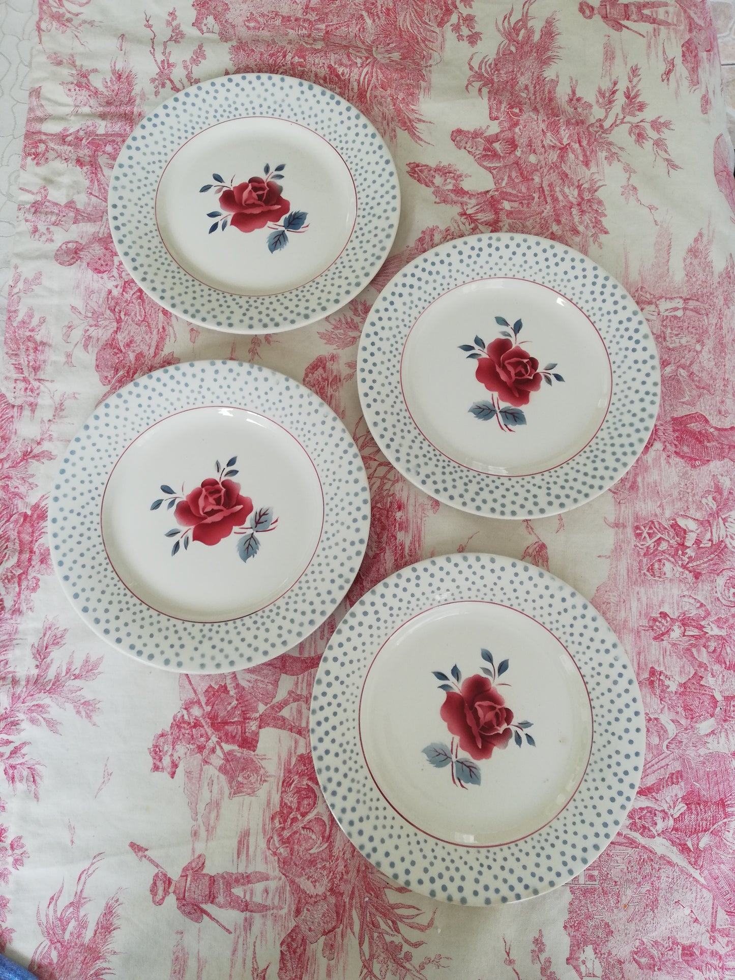 Assiette Digoin Sarreguemines René