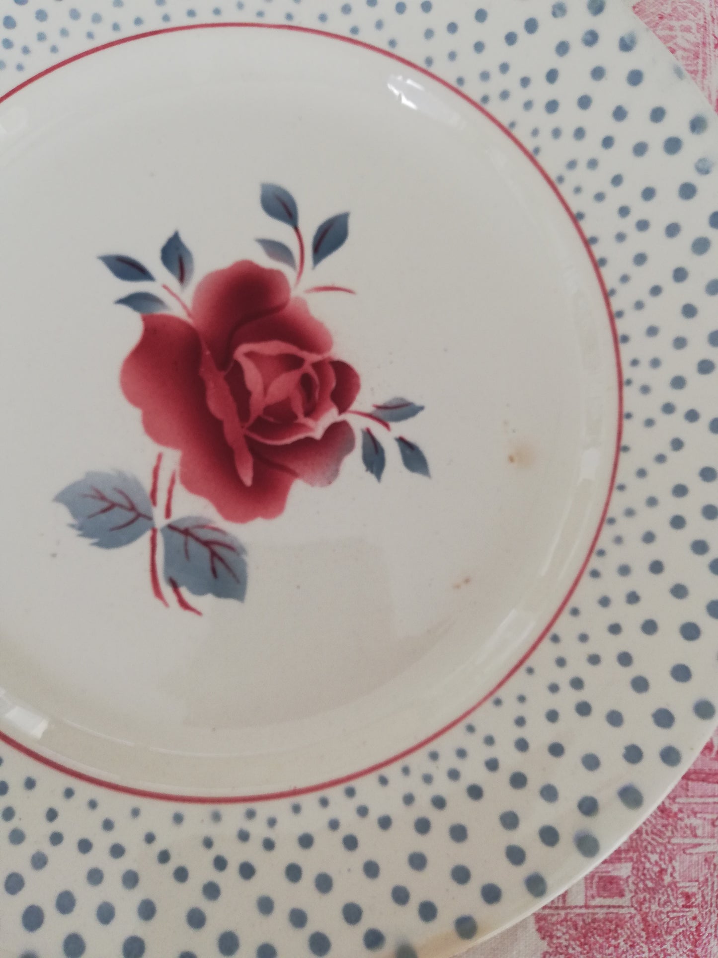 Assiette Digoin Sarreguemines René