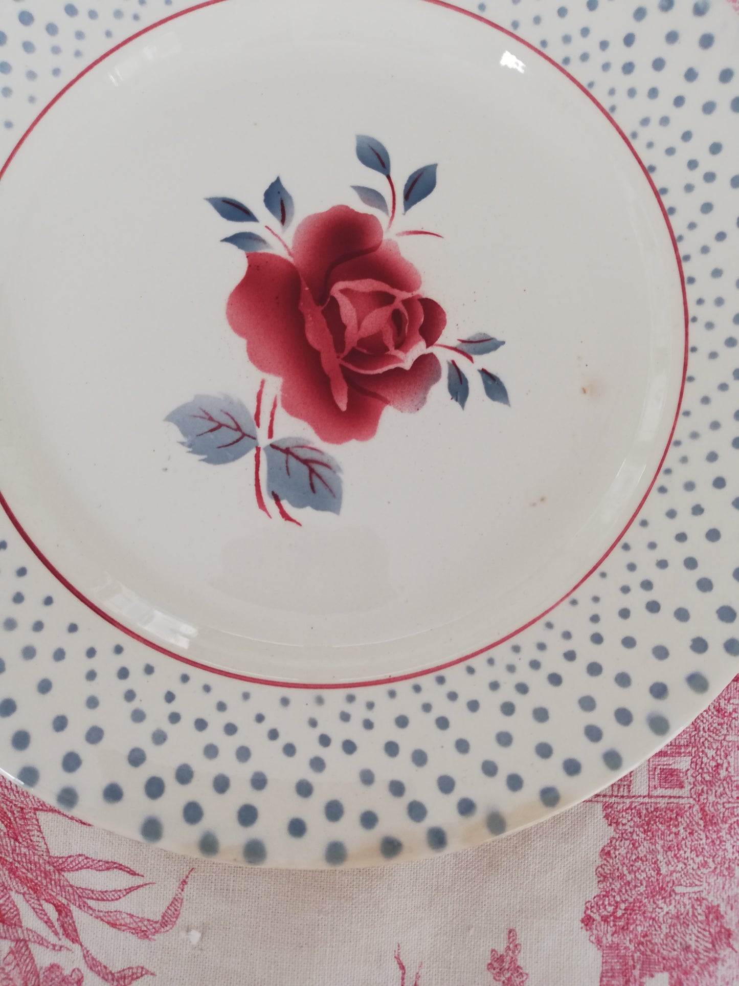 Assiette Digoin Sarreguemines René