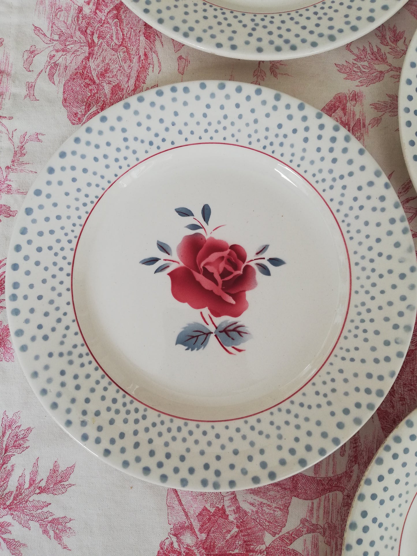 Assiette Digoin Sarreguemines René
