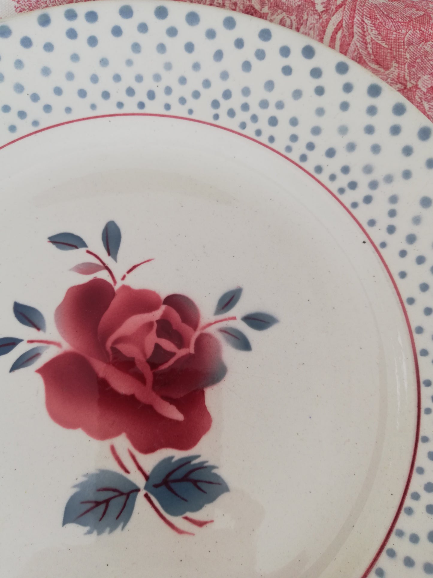 Assiette Digoin Sarreguemines René