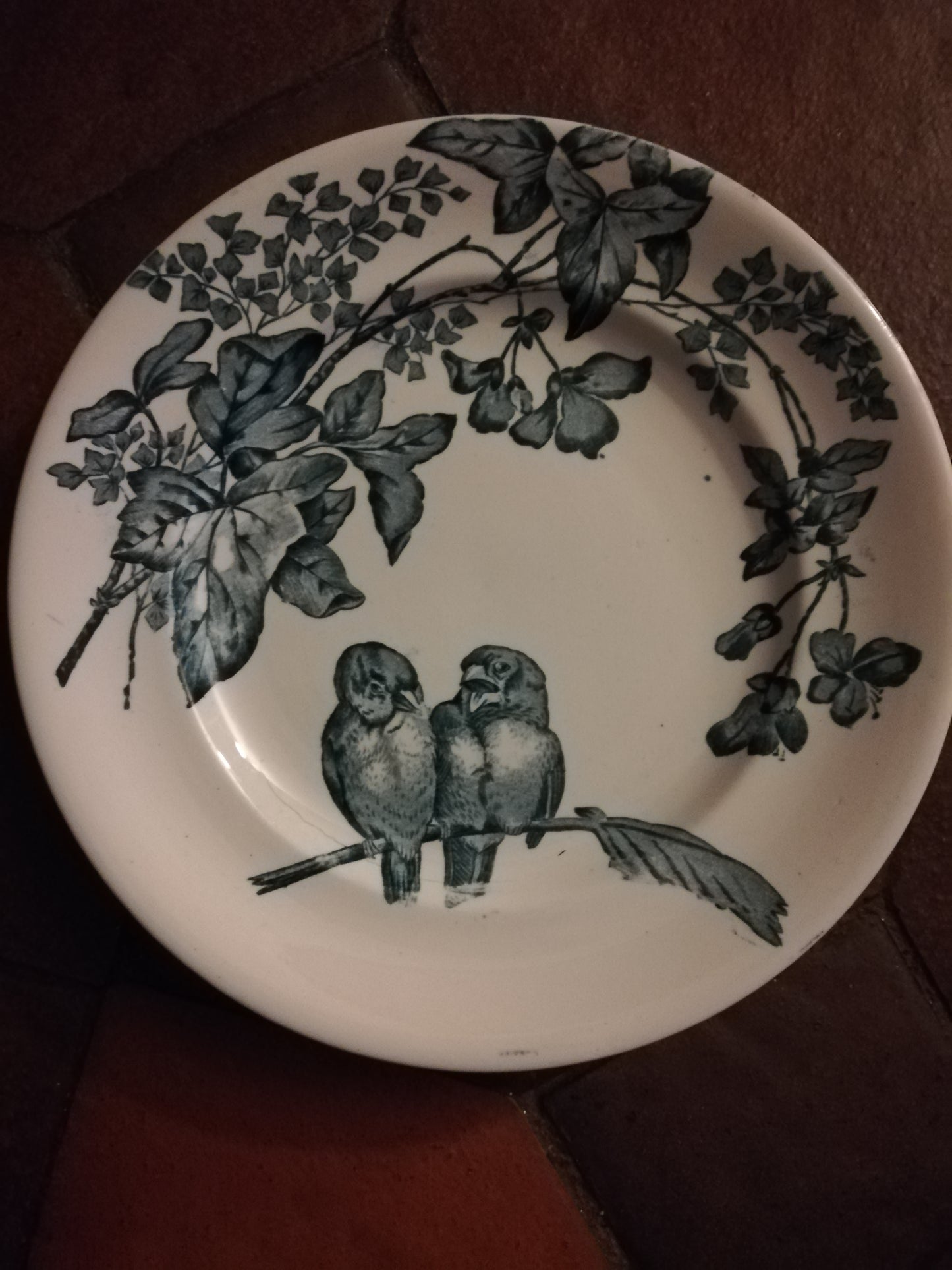 Assiette Terre de Fer Longwy