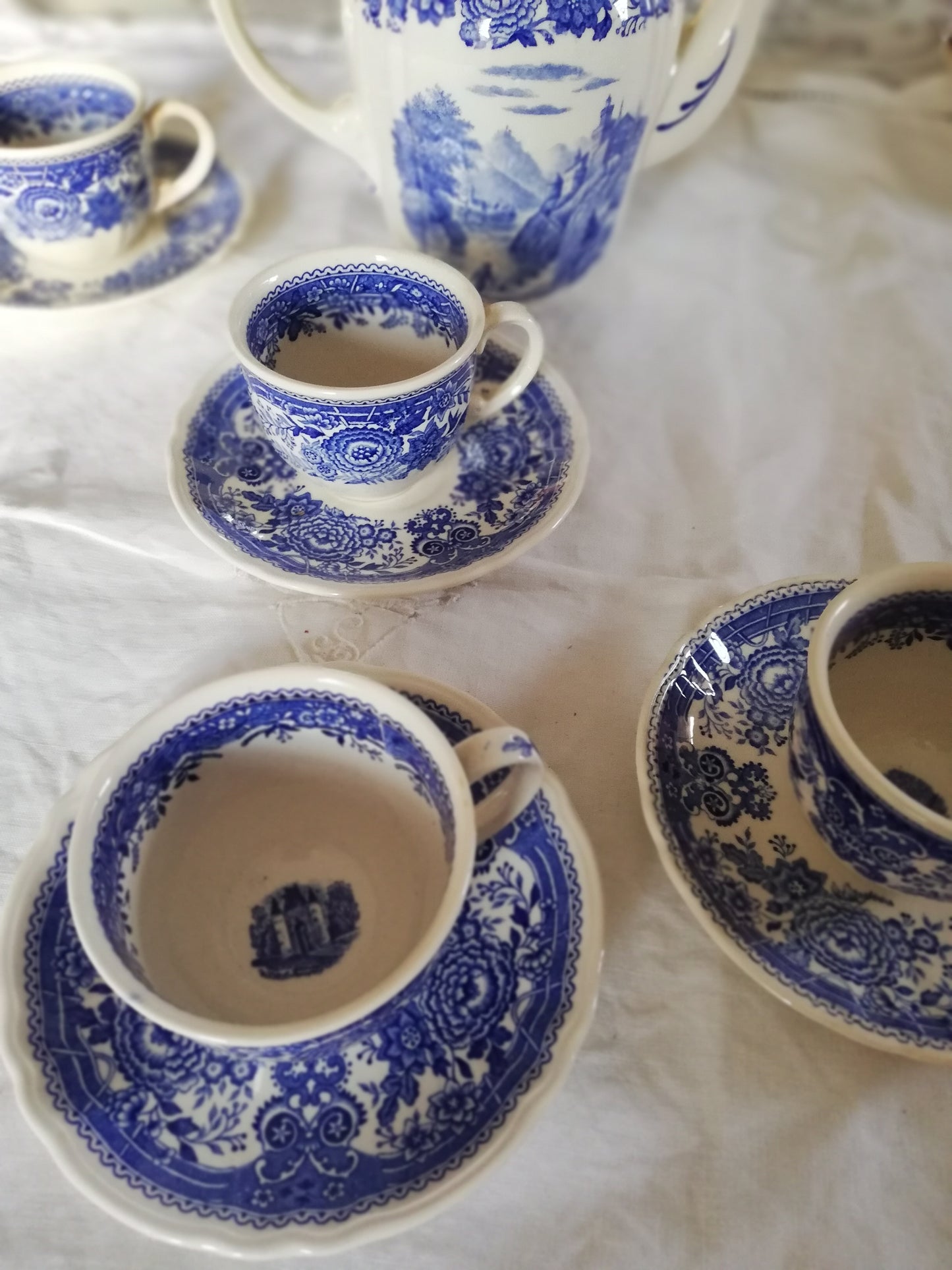 Tasses à café et cafetière Burgenland Villeroy et Boch