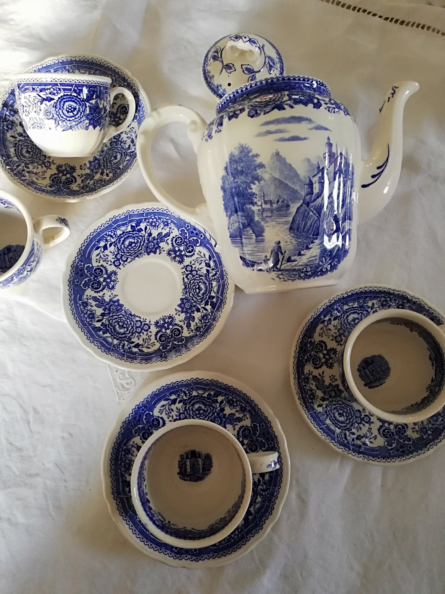 Tasses à café et cafetière Burgenland Villeroy et Boch