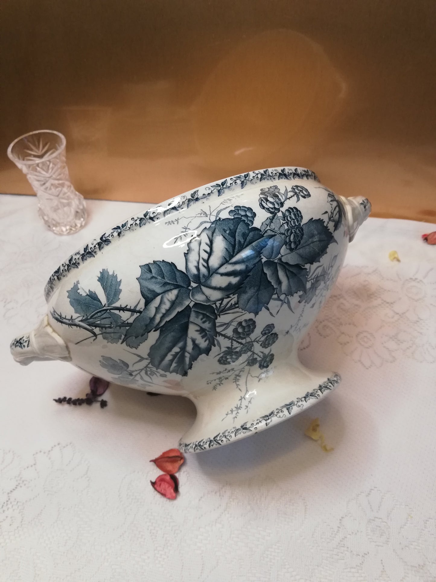 Grand Bol de Soupière Mûres Badonviller