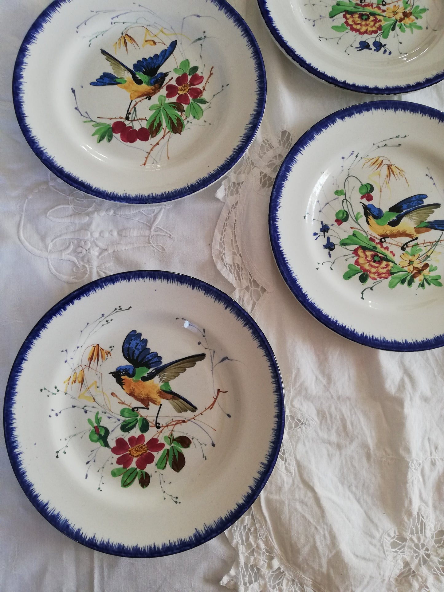 Assiette Choisy le Roi Oiseau