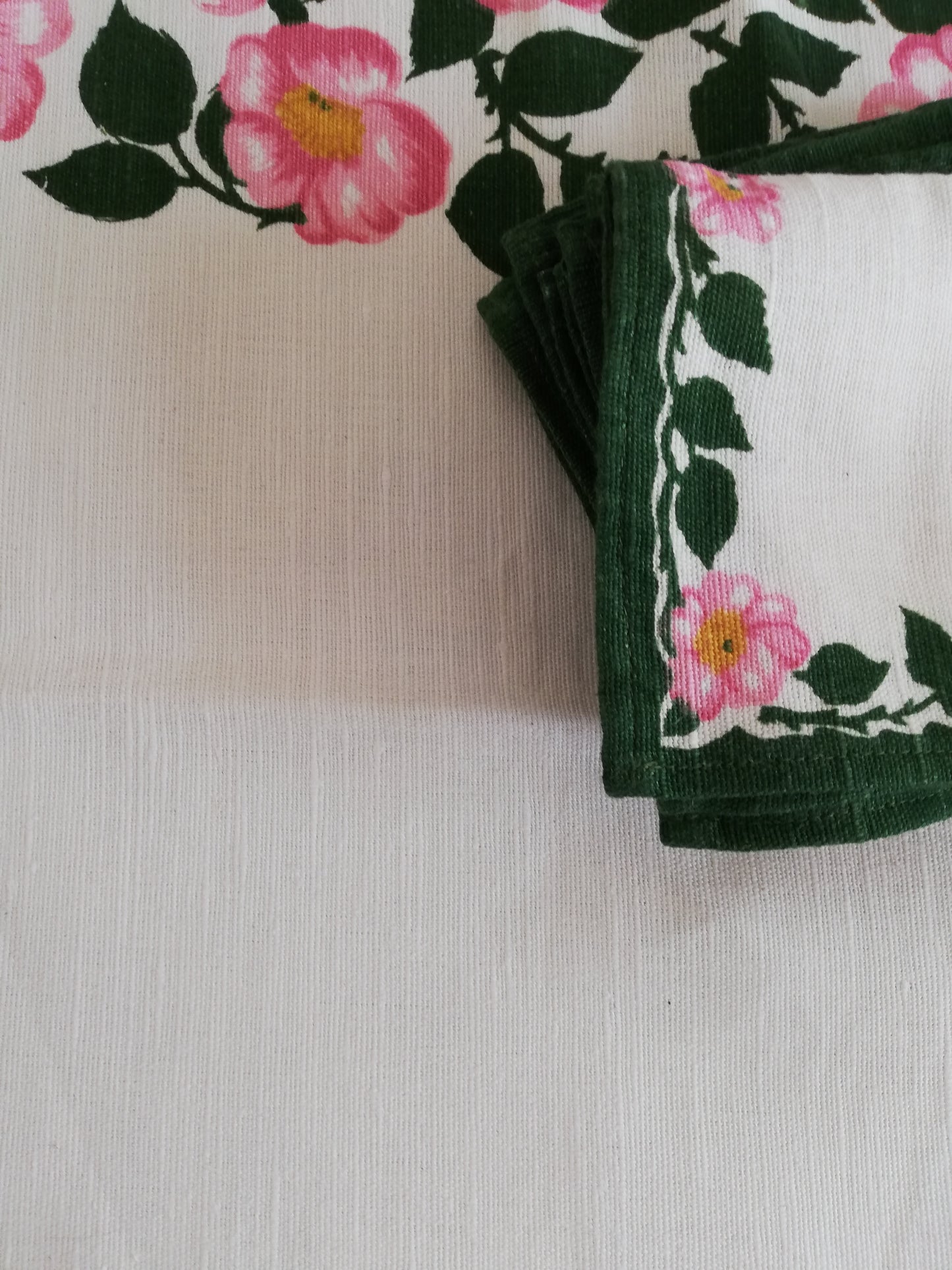 Ensemble Nappe et Serviettes Wild Rose Villeroy et Boch