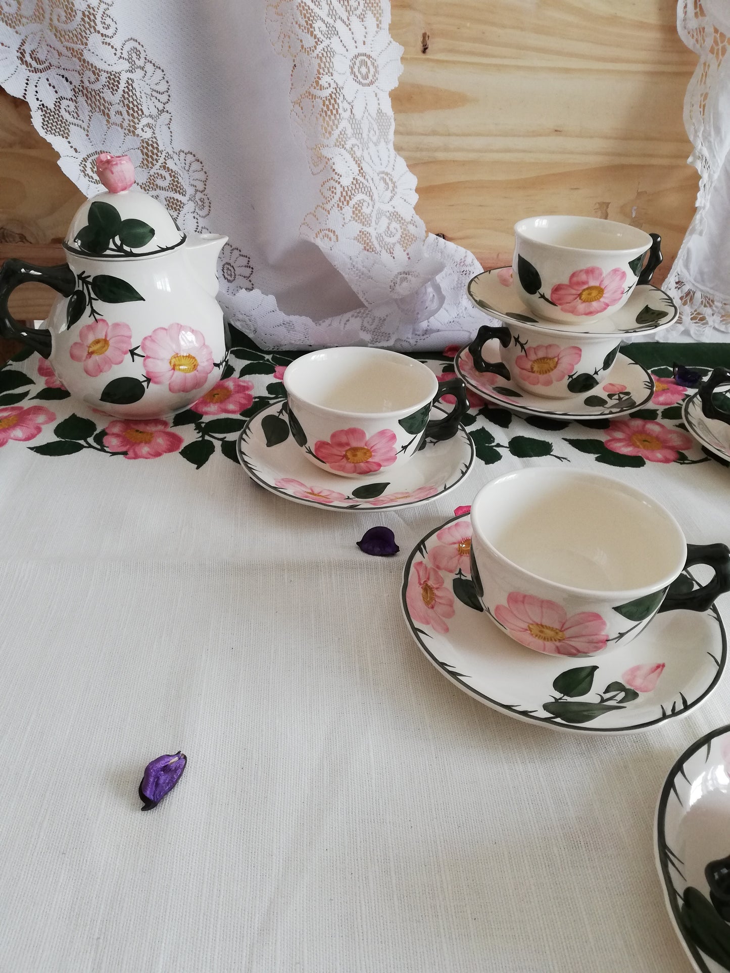 Service à thé Wild Rose Villeroy et Boch
