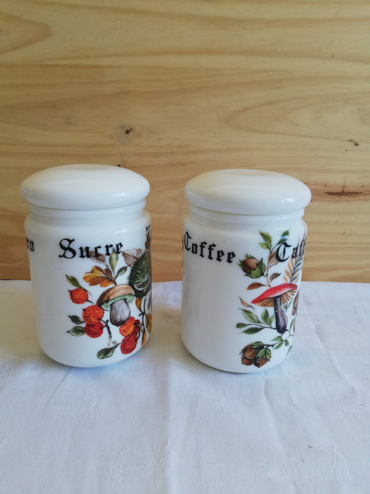 Vintage Zucker- und Kaffeekanne