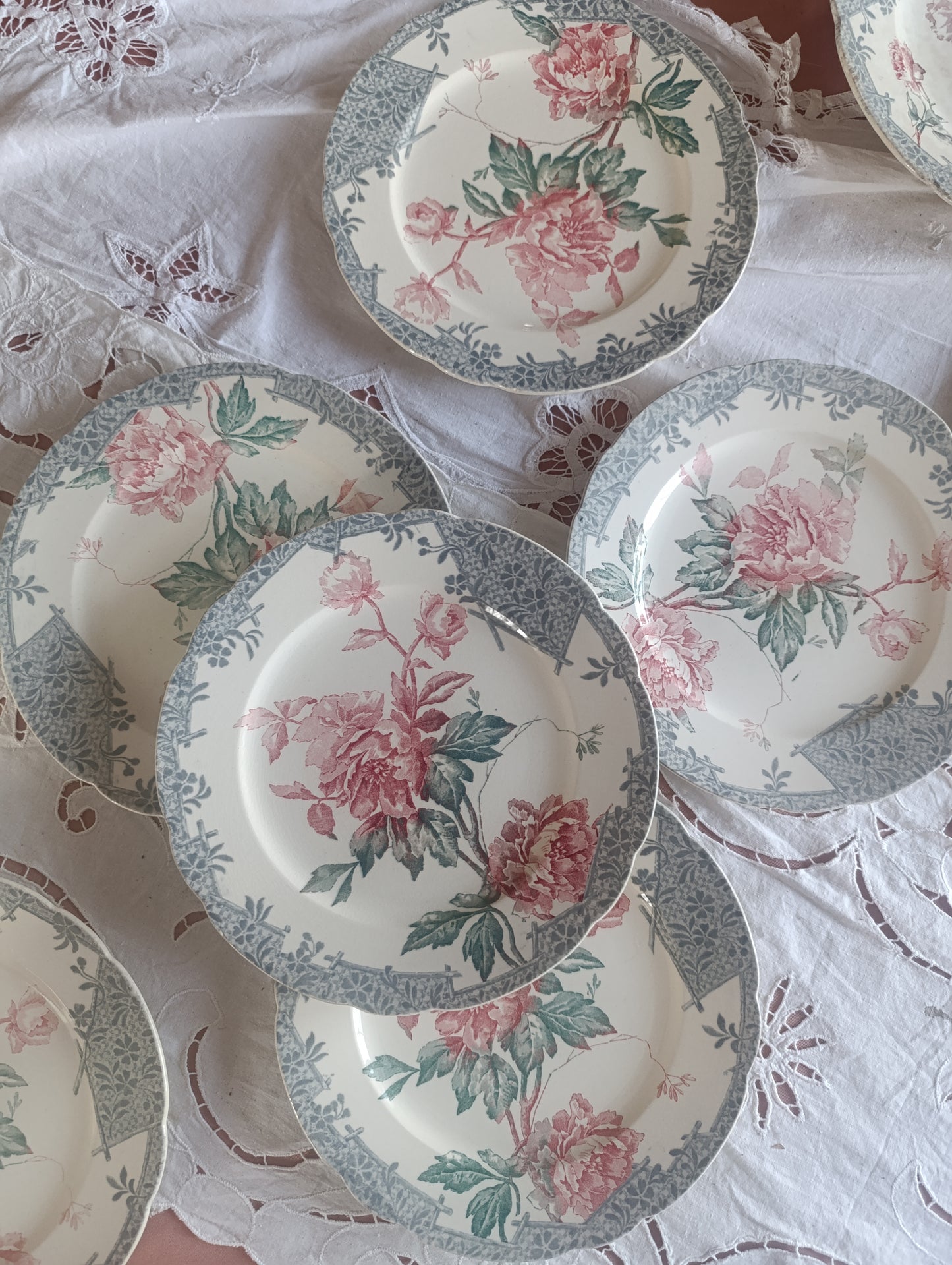 Assiette Pivoine Longwy