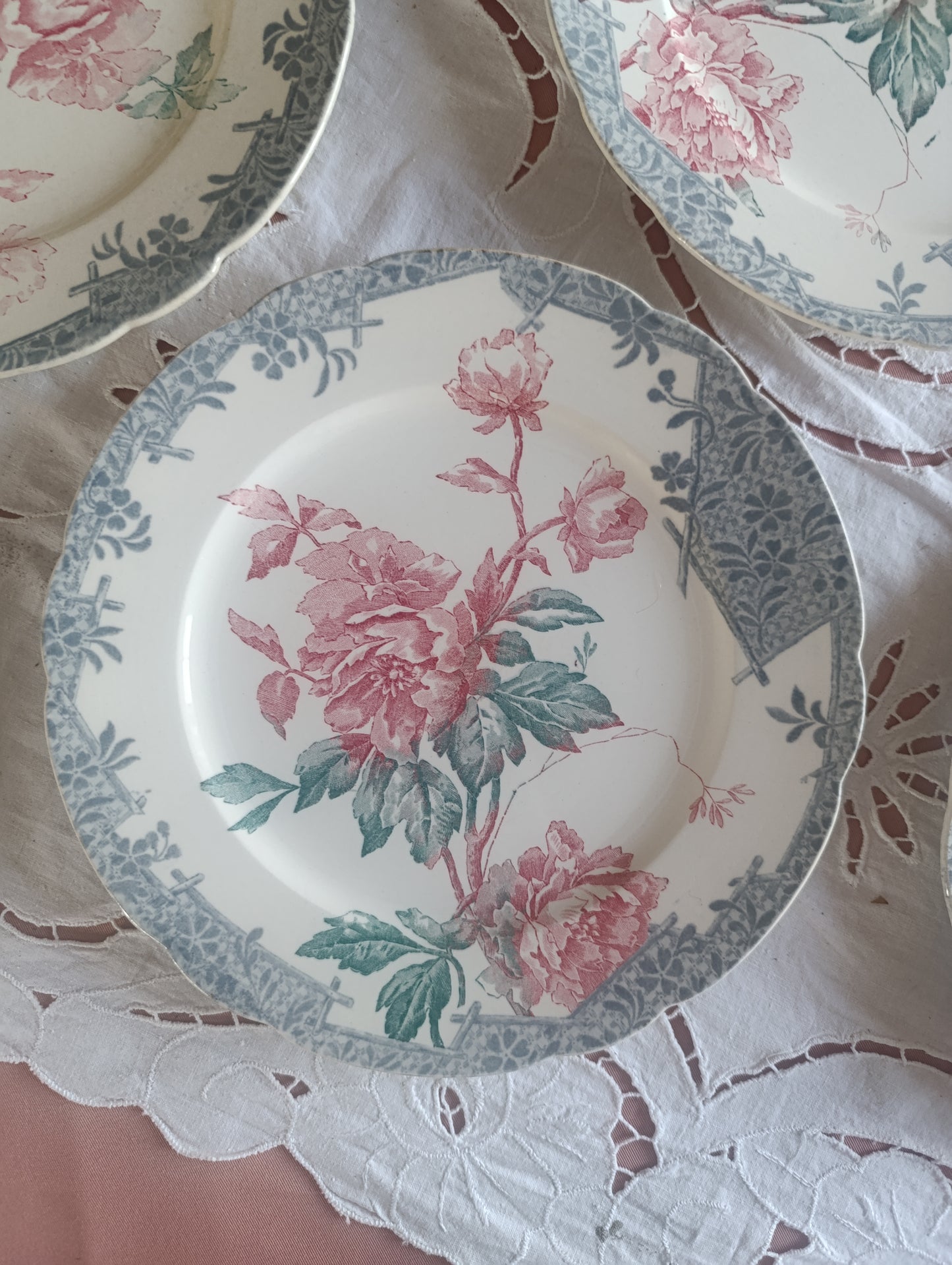 Assiette Pivoine Longwy