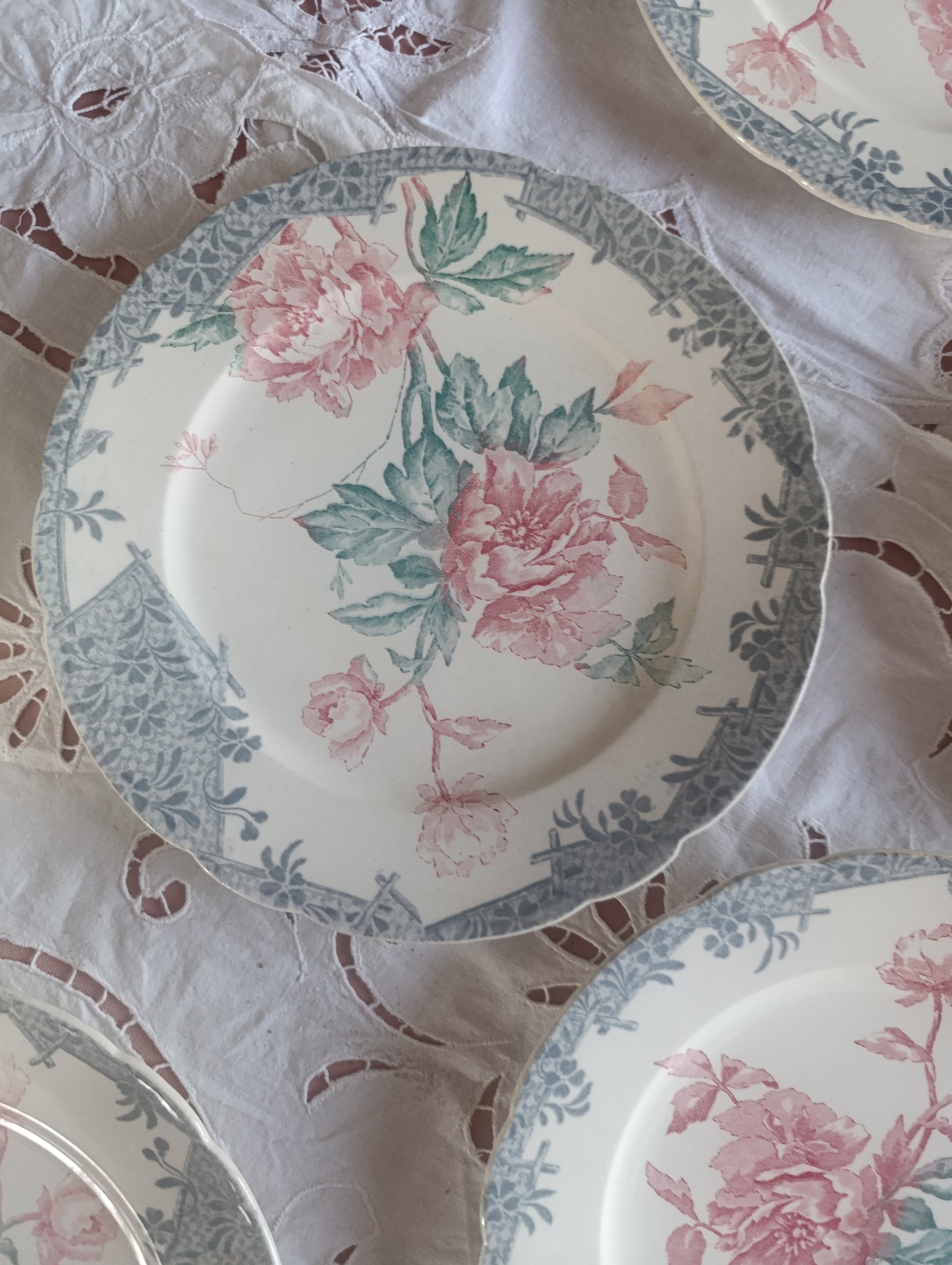 Assiette Pivoine Longwy