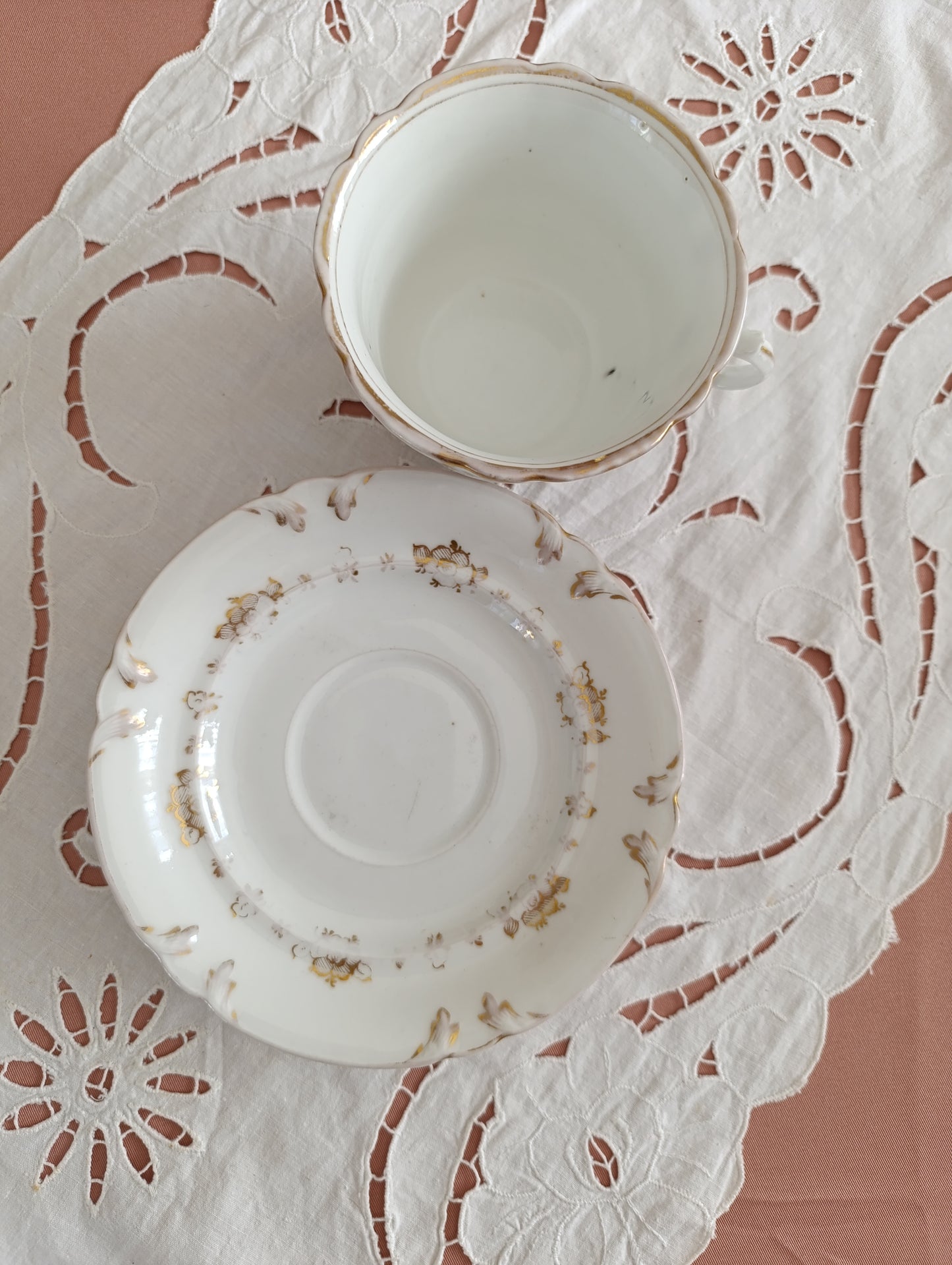 Tasse à thé porcelaine époque  Napoléon III