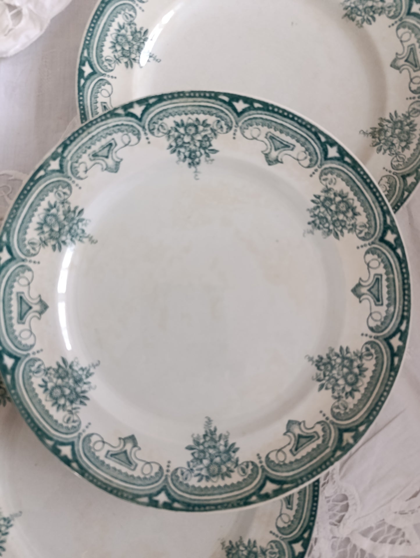 Assiettes Narcisses Onnaing x 4