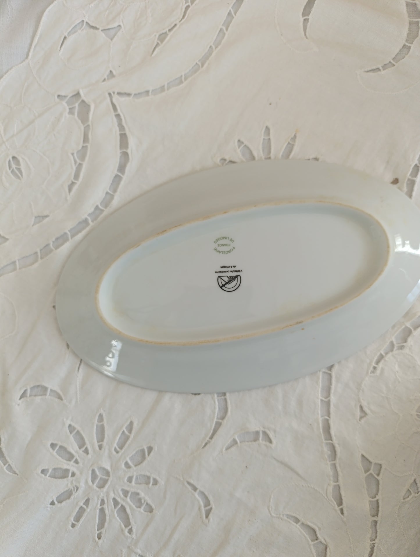 Ravier Porcelaine Limoges Monogramme