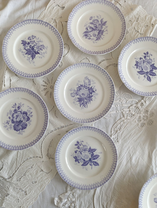 Assiettes Porcelaine Sarreguemines