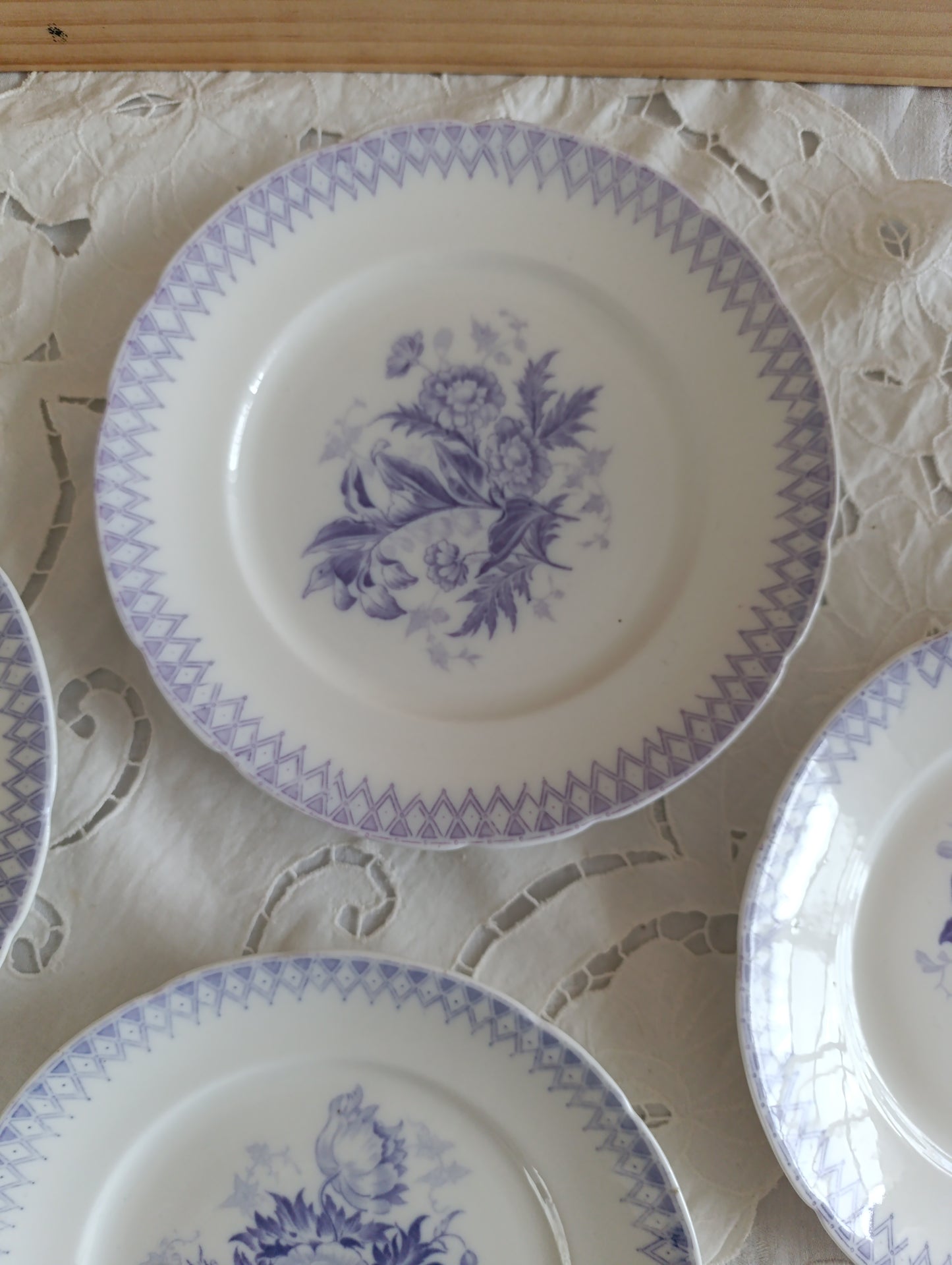 Assiettes Porcelaine Sarreguemines