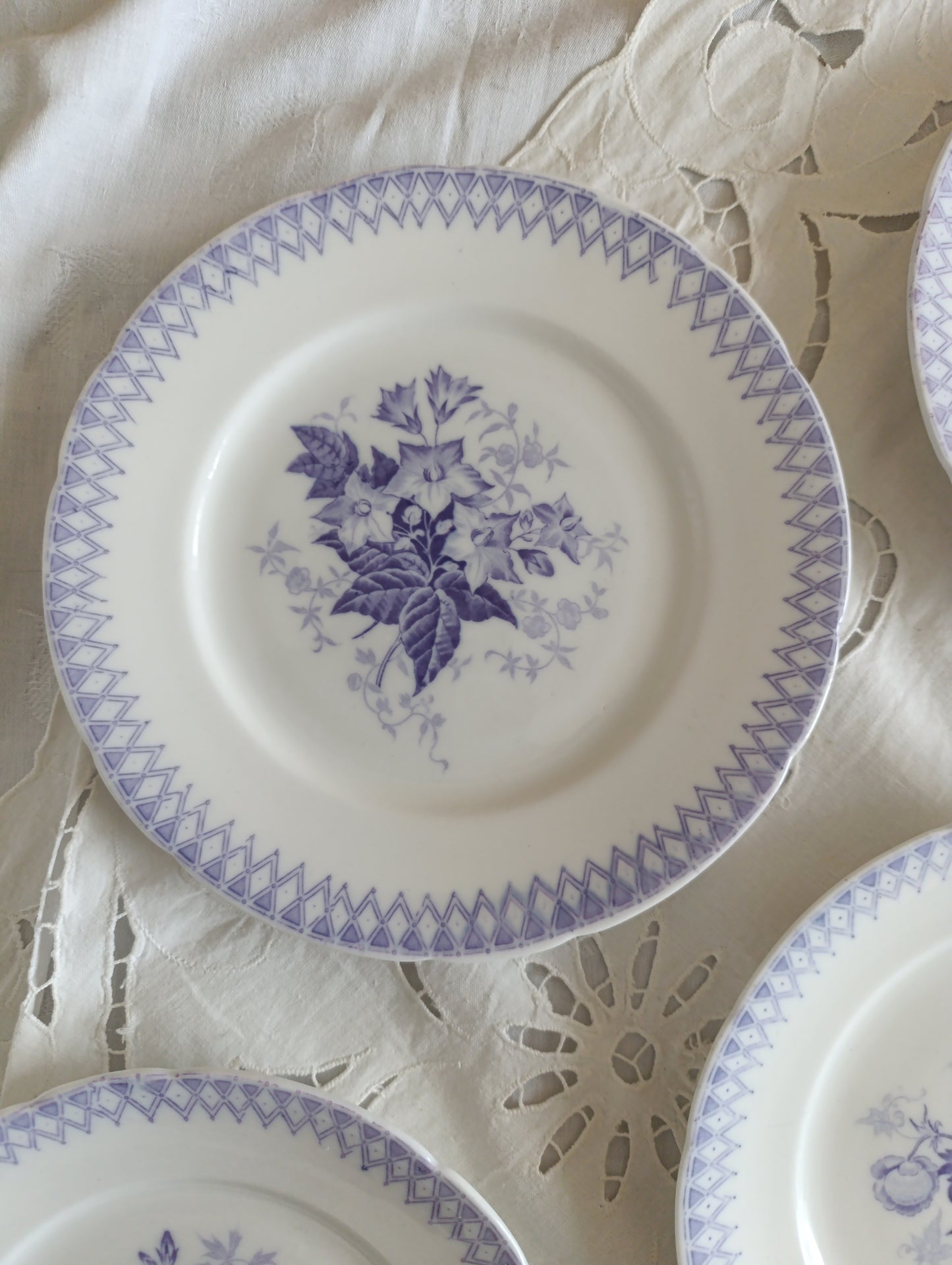 Assiettes Porcelaine Sarreguemines