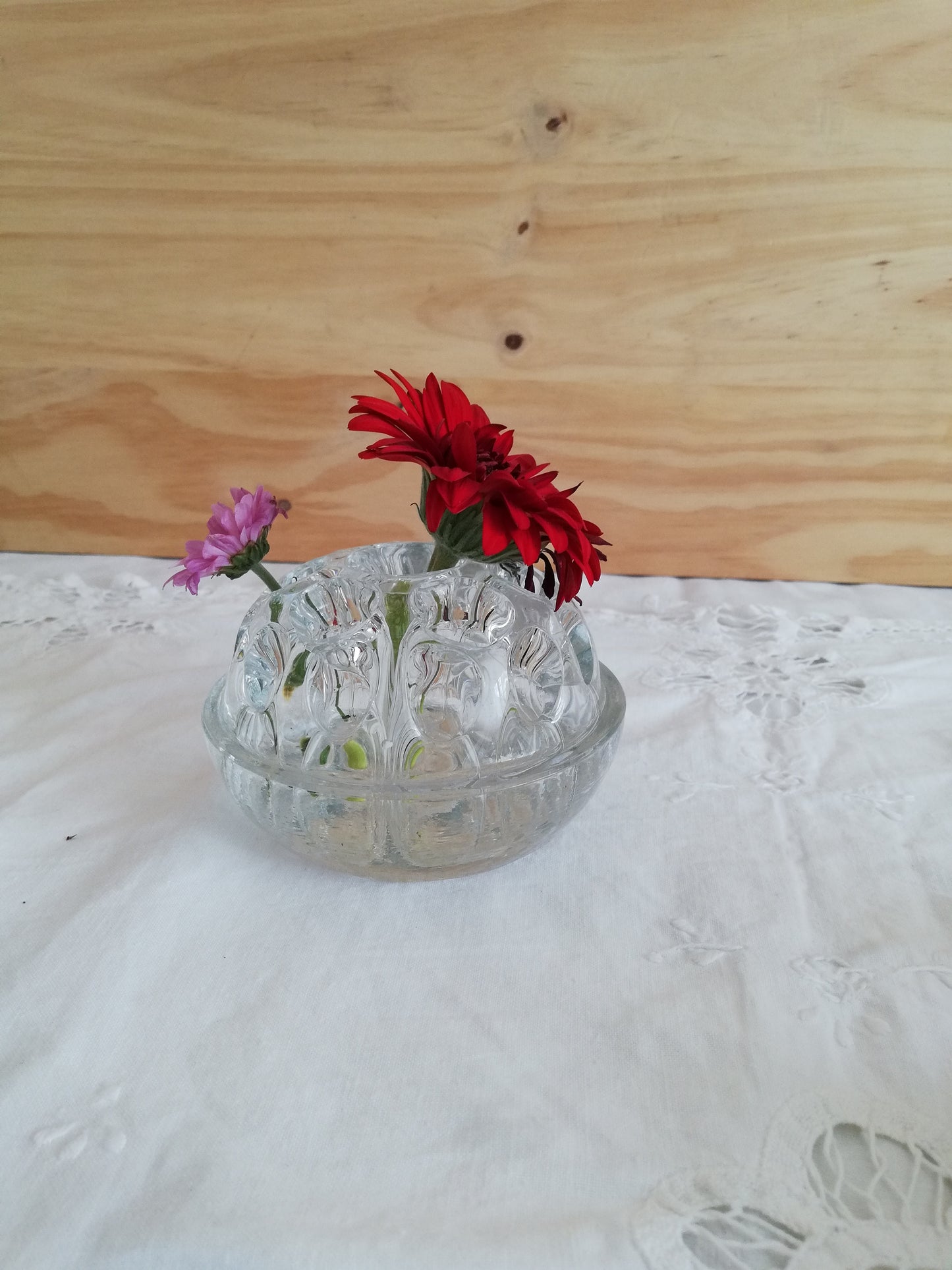 Blumenpflücker aus Reims-Glas