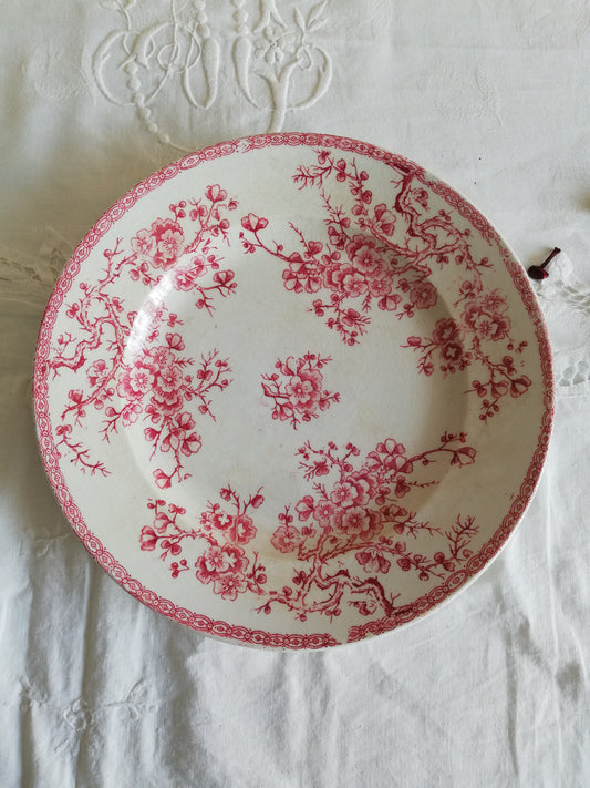 Gien Fleurette terre de fer rose