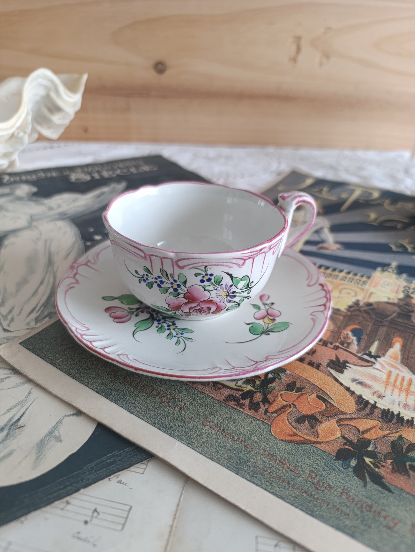 Tasse à café sous tasse KG Luneville