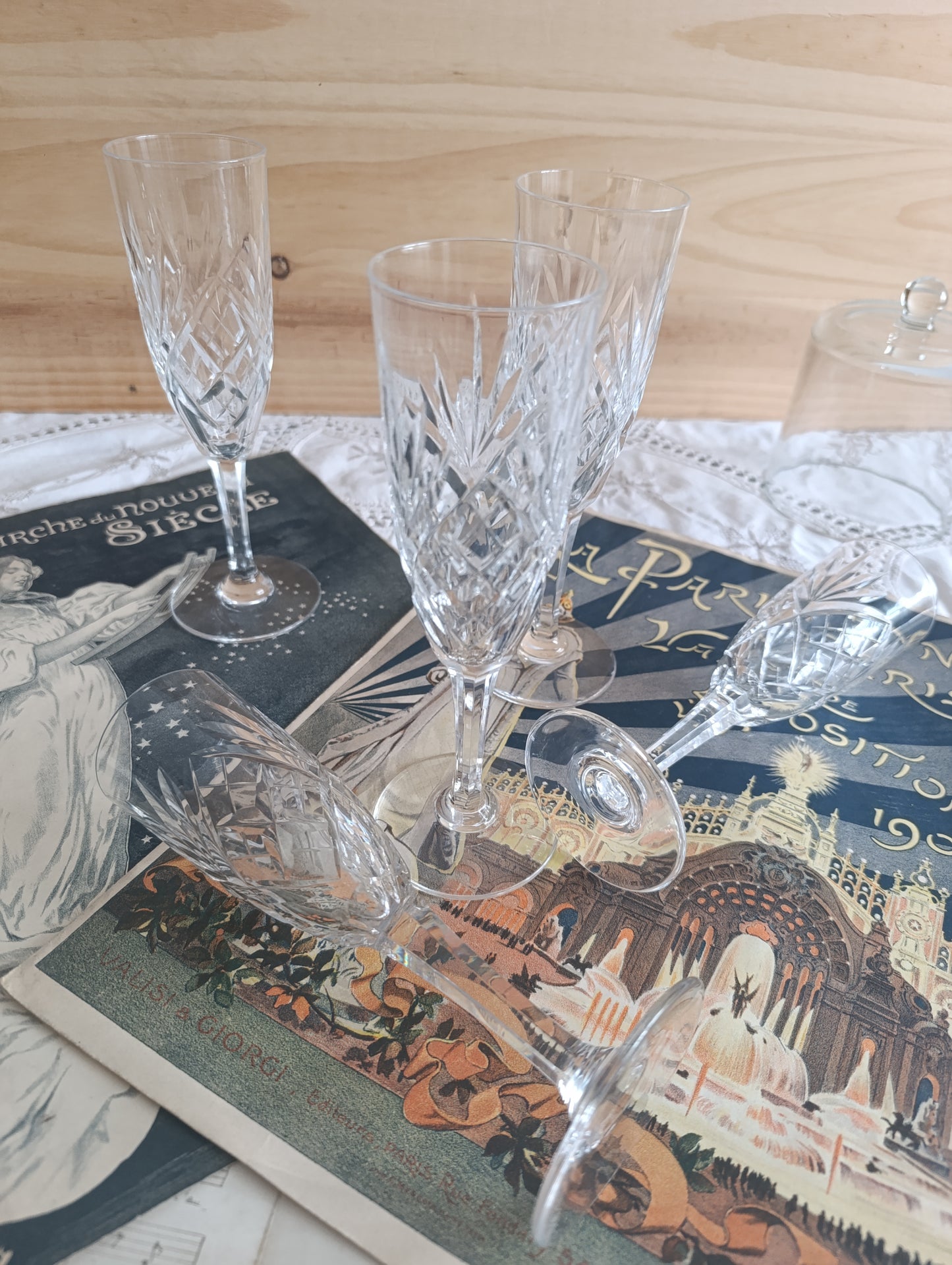 Flûtes cristal Saint Louis