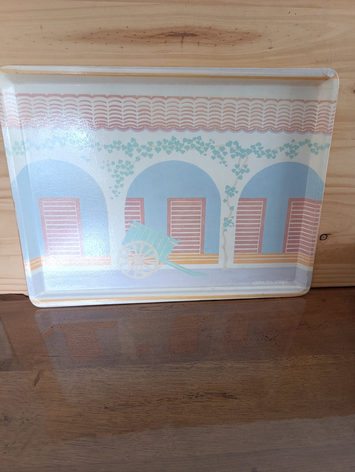 Plateau vintage Camaieu ana m vogel