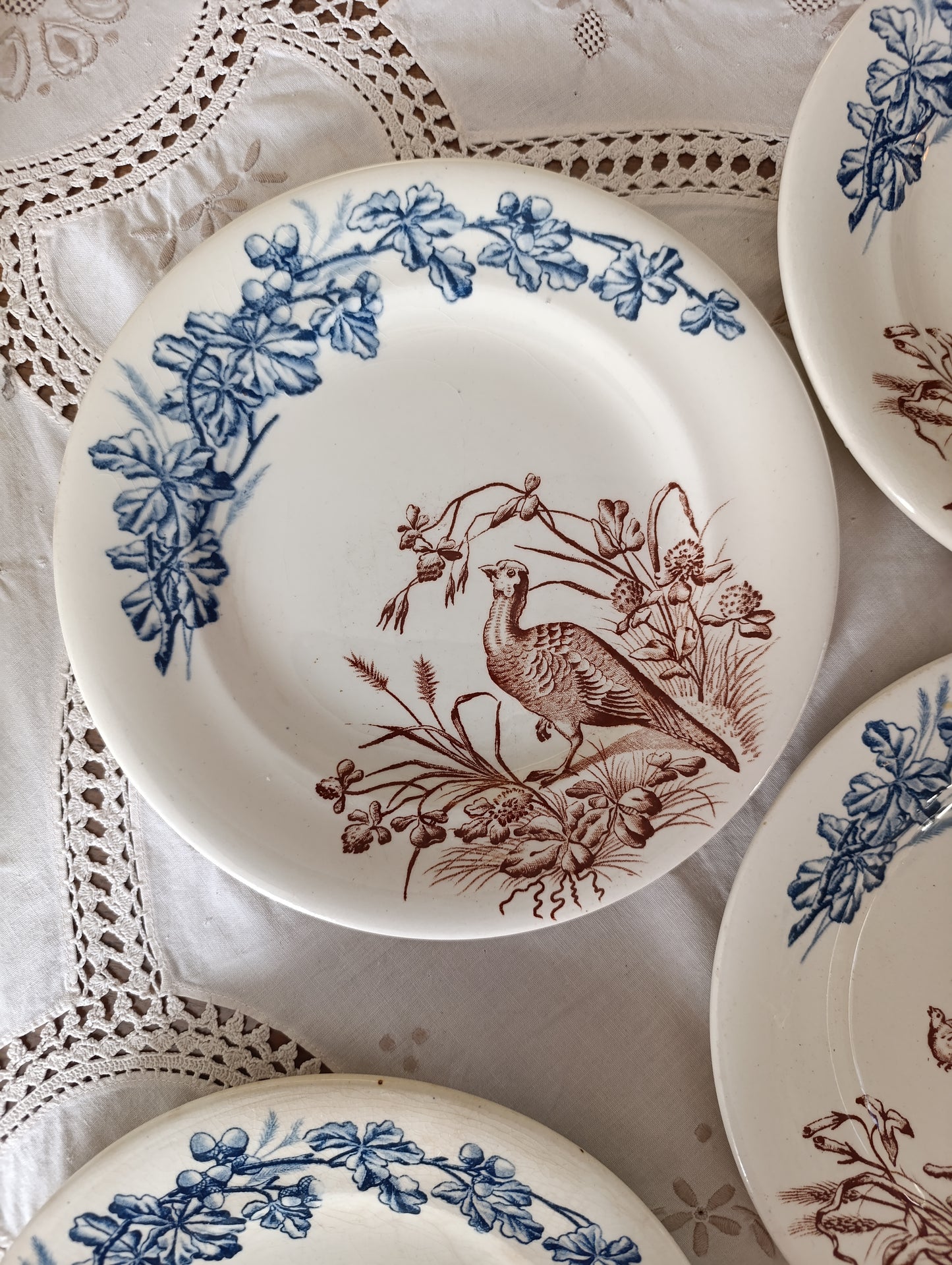 Assiette Chasse terre de fer Clairefontaine