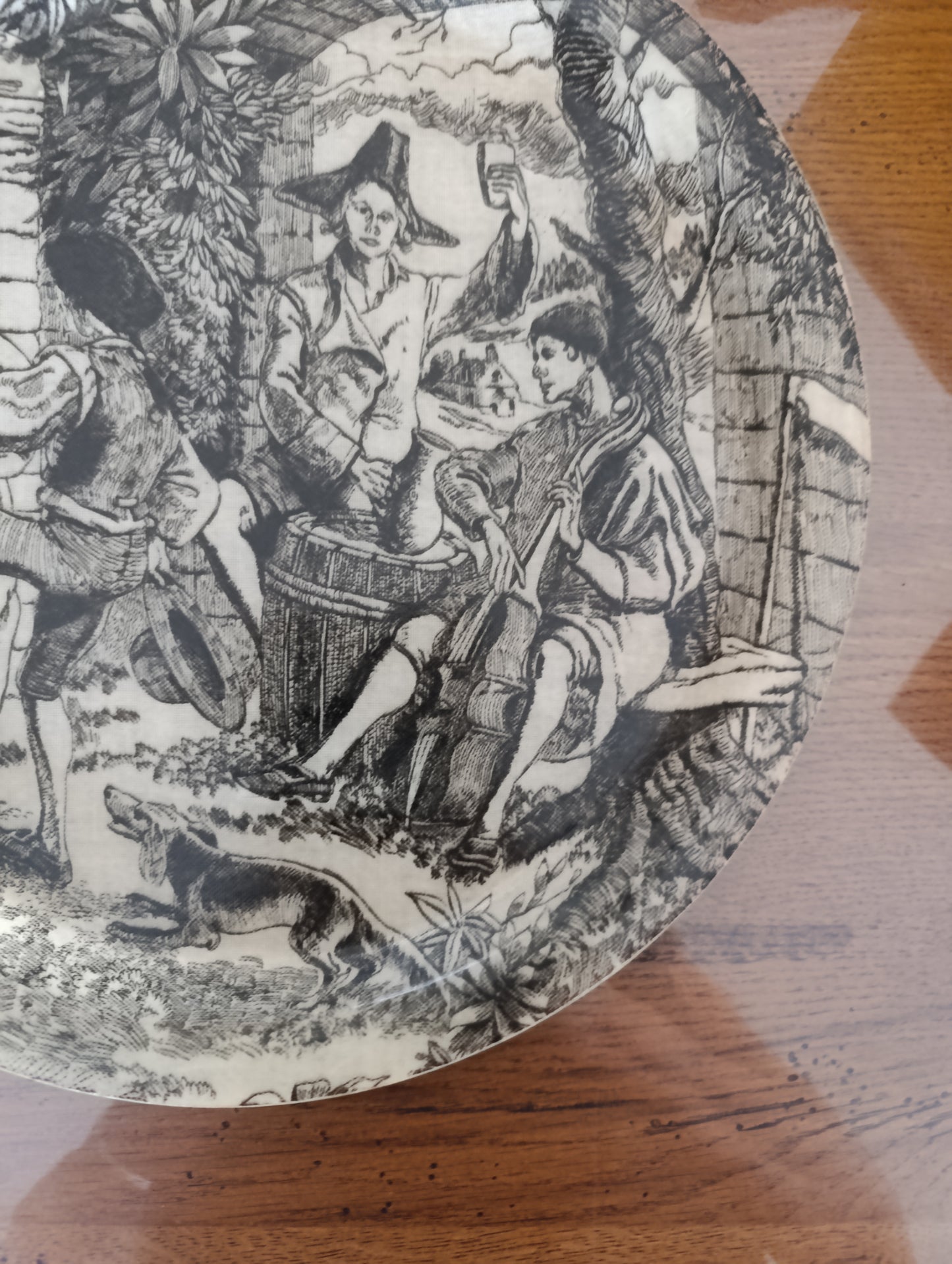 Plateau ancien fibre de verre