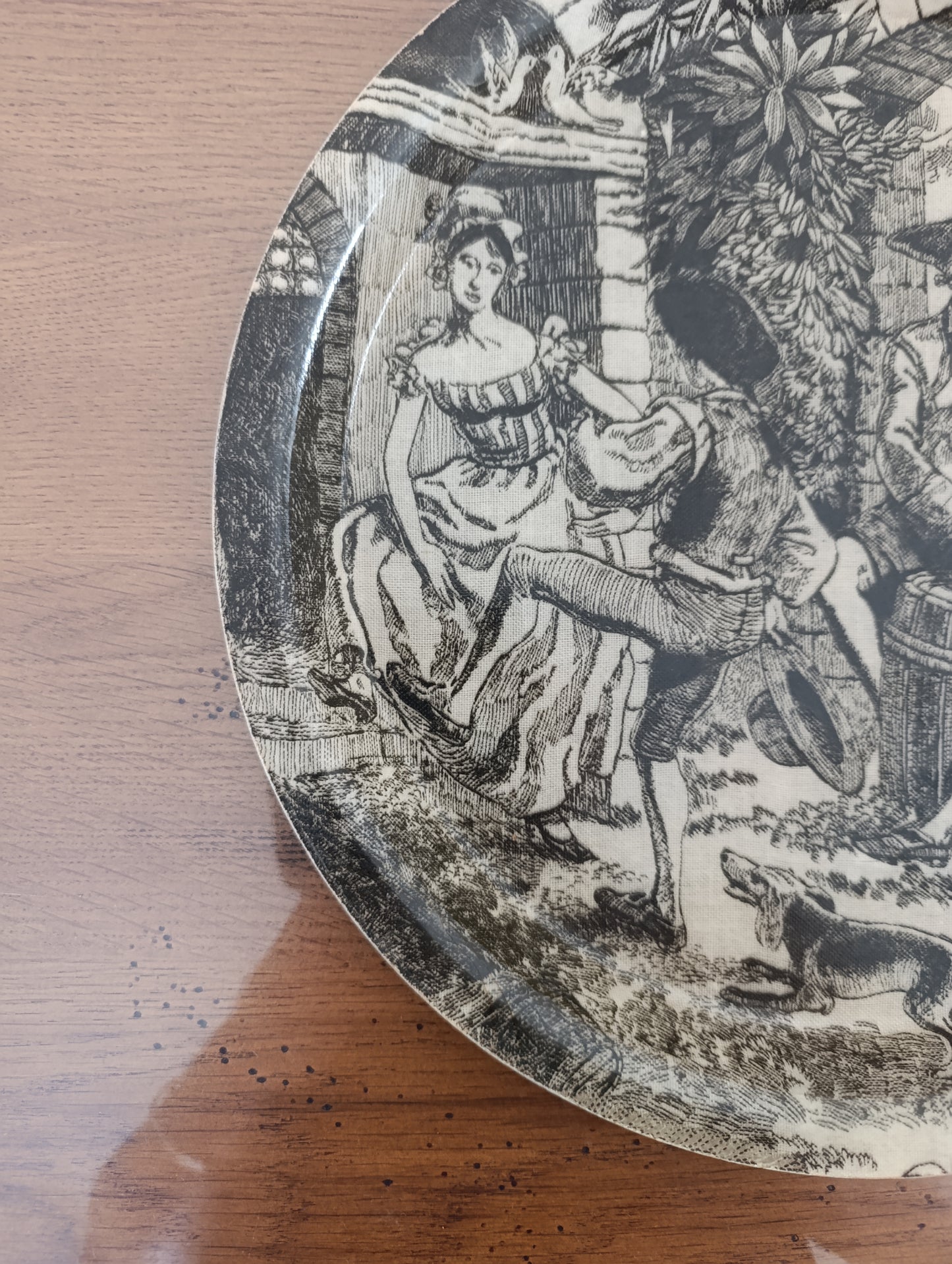 Plateau ancien fibre de verre