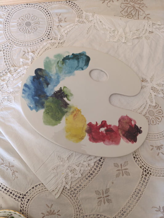 Plateaux palette peintre fish Eddy