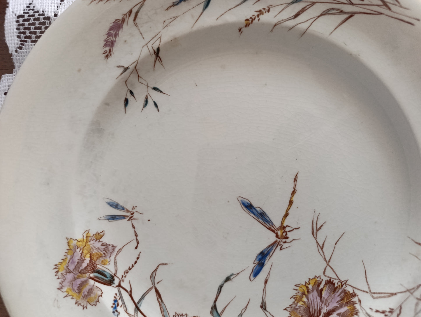Assiette terre de fer Fleurs des champs SG Clairefontaine