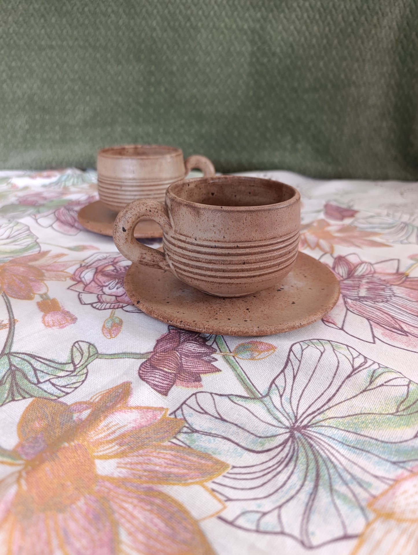 Tasses à thé Vallauris gres