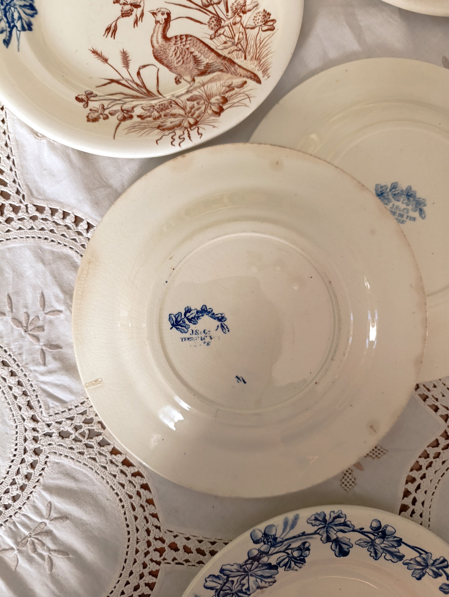 Assiette Chasse terre de fer Clairefontaine