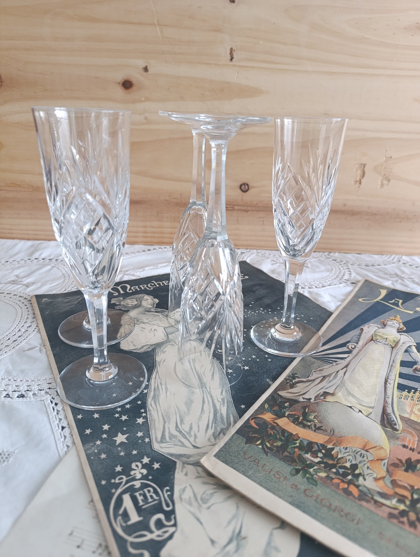 Flûtes cristal Saint Louis