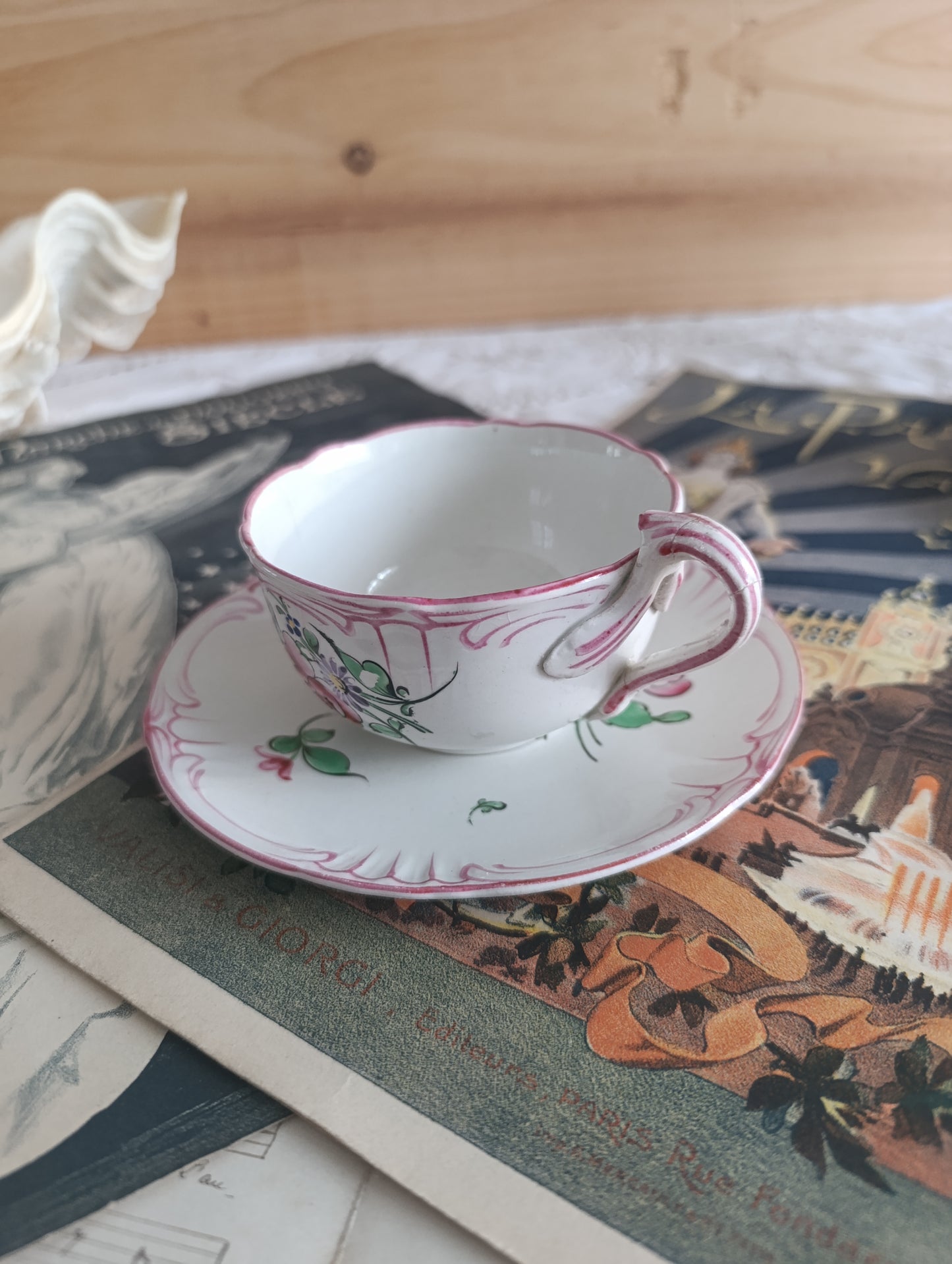 Tasse à café sous tasse KG Luneville