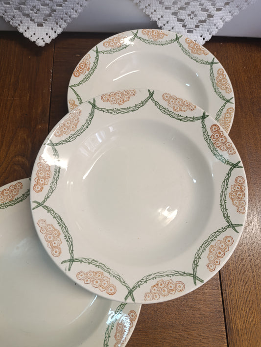 Assiettes creuses Meudon HBCM