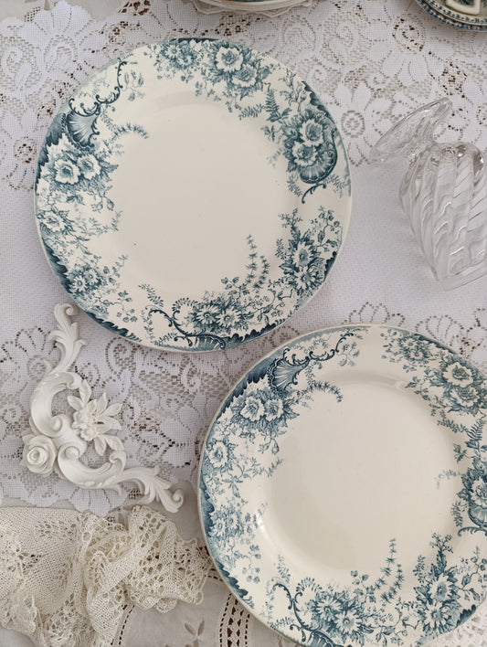 Assiette terre de fer Derby Choisy le Roi