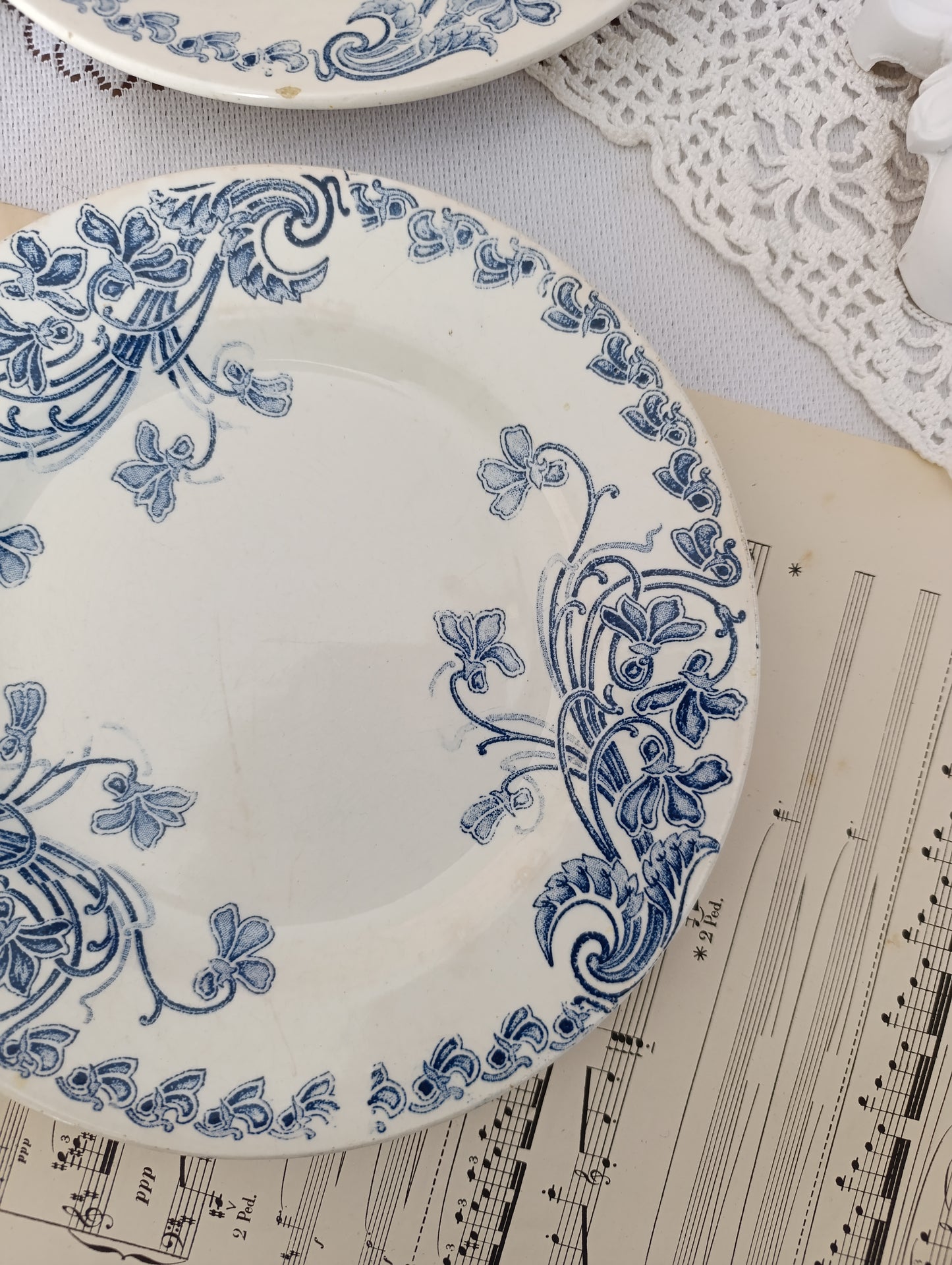 3 assiettes Violettes Clairefontaine