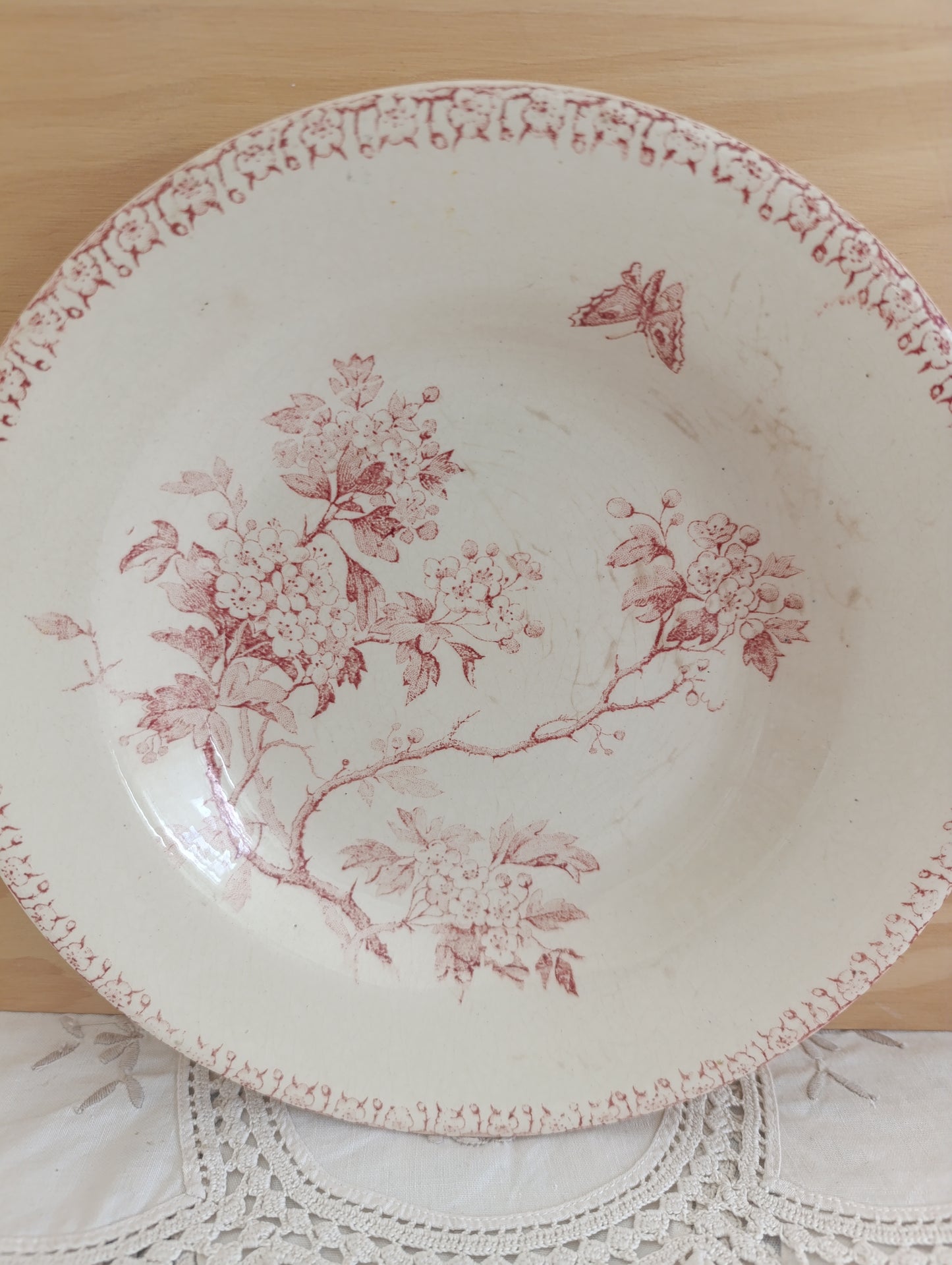 Assiette Aubépine Gien