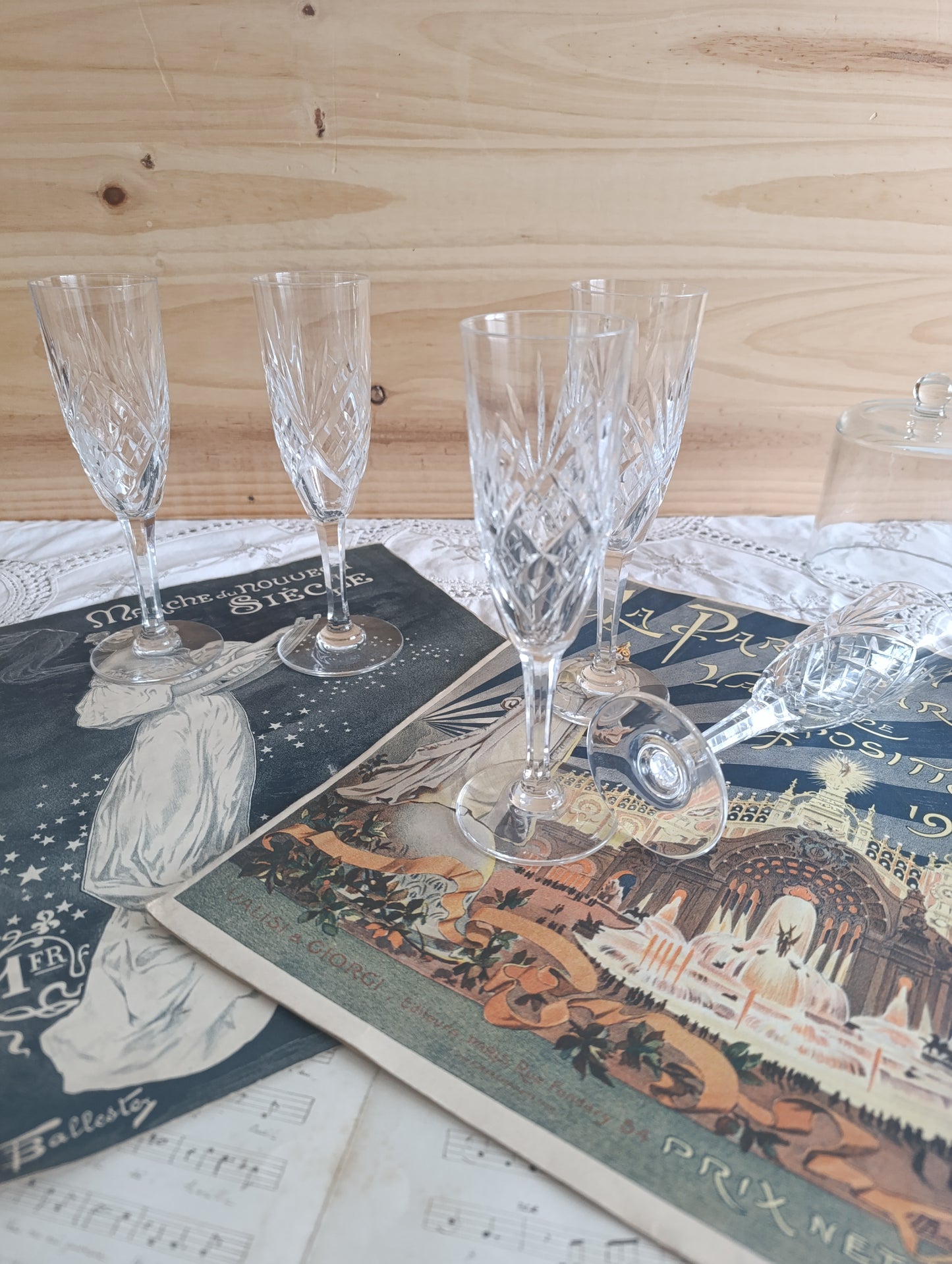 Flûtes cristal Saint Louis