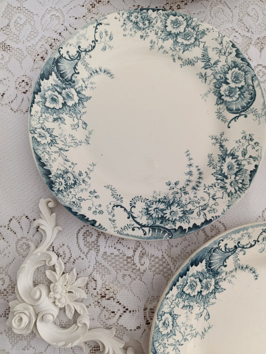 Assiette terre de fer Derby Choisy le Roi