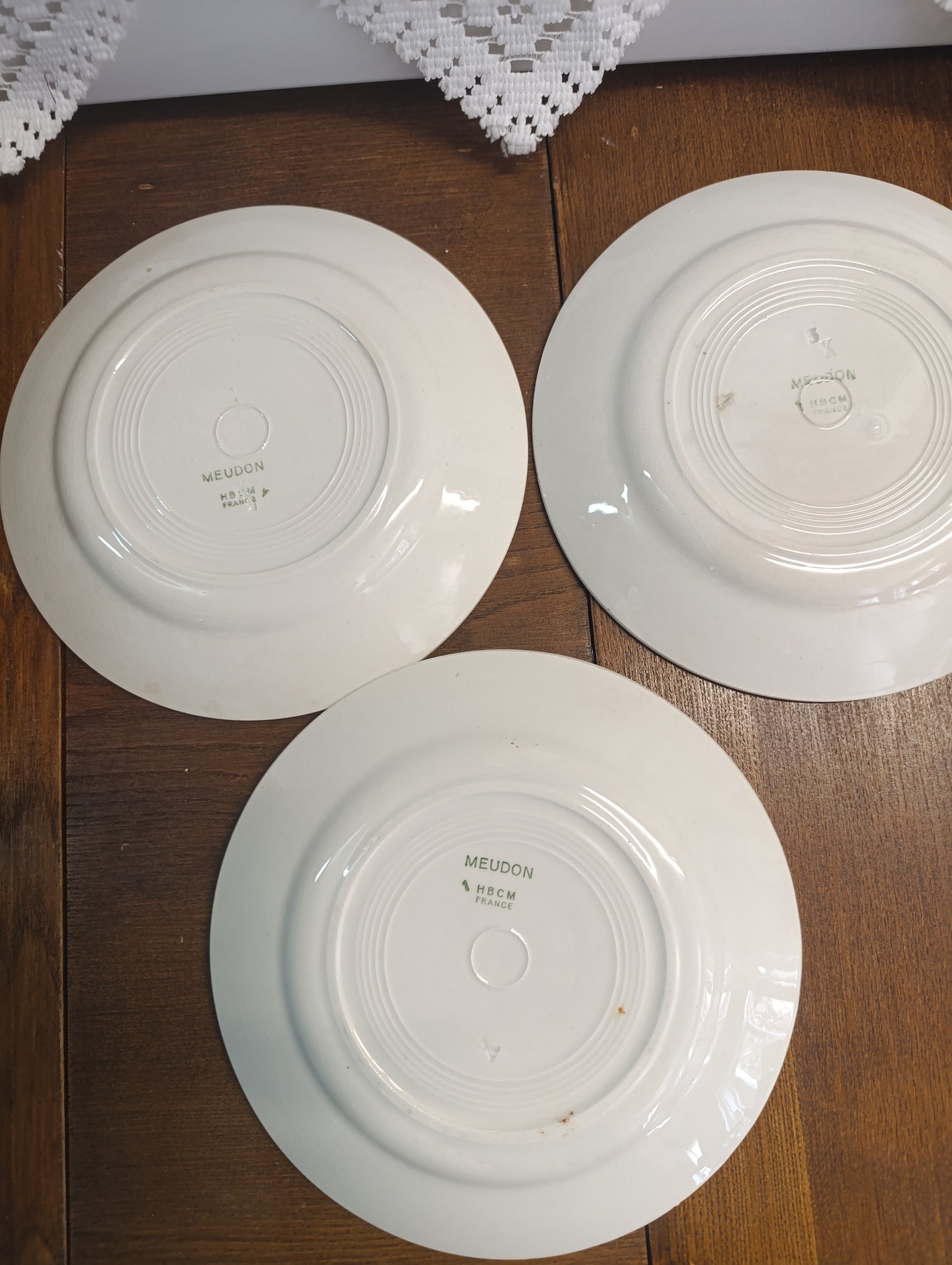 Assiettes Meudon HBCM