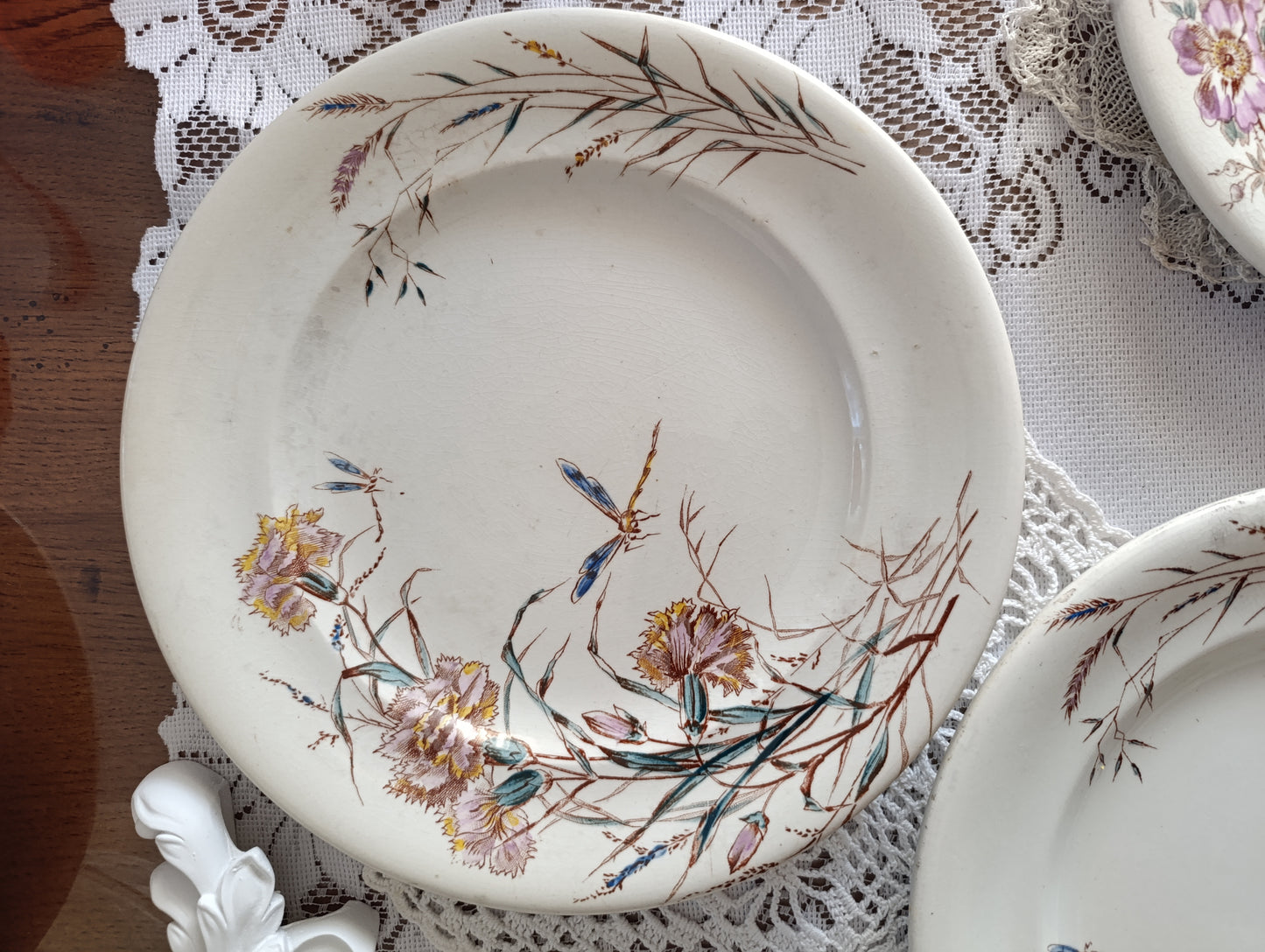 Assiette terre de fer Fleurs des champs SG Clairefontaine