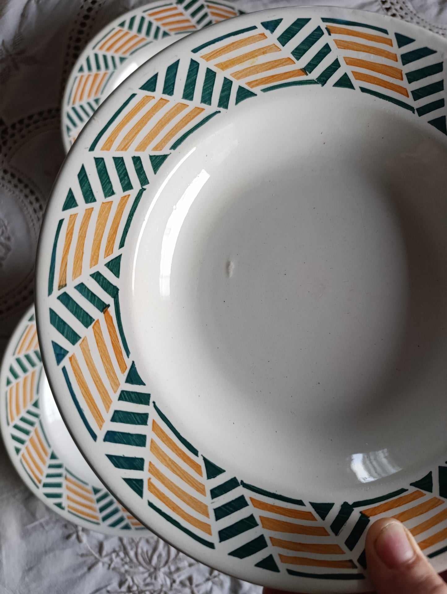 Assiettes creuses Giselle Givors terre de fer