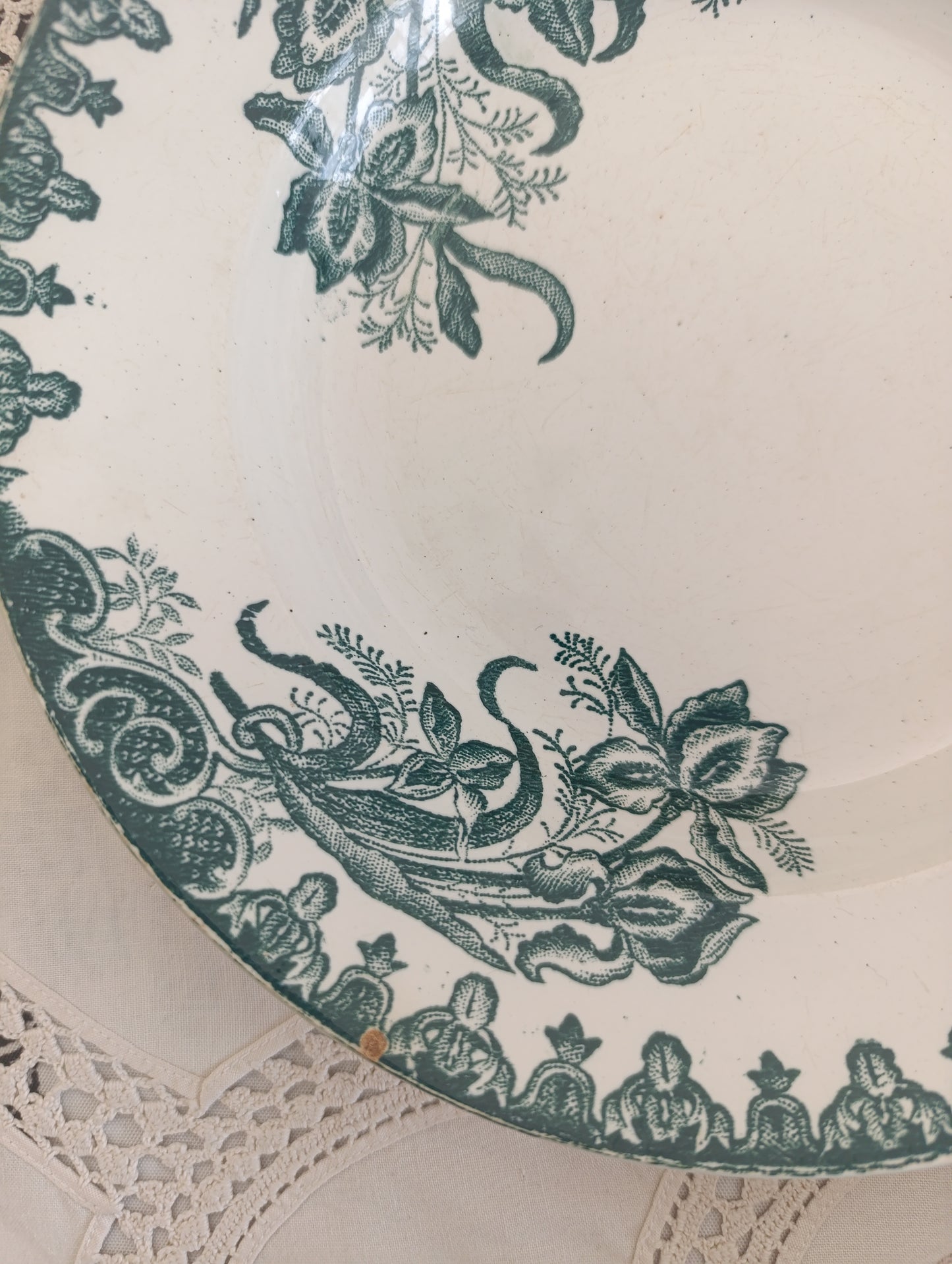 3 assiettes creuses  Iris Saint Amandinoise