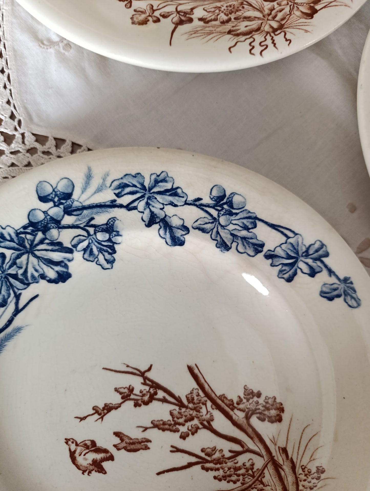Assiette Chasse terre de fer Clairefontaine