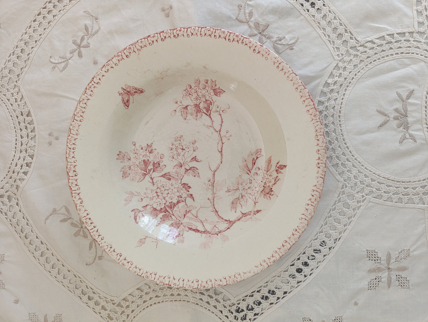 Assiette Aubépine Gien