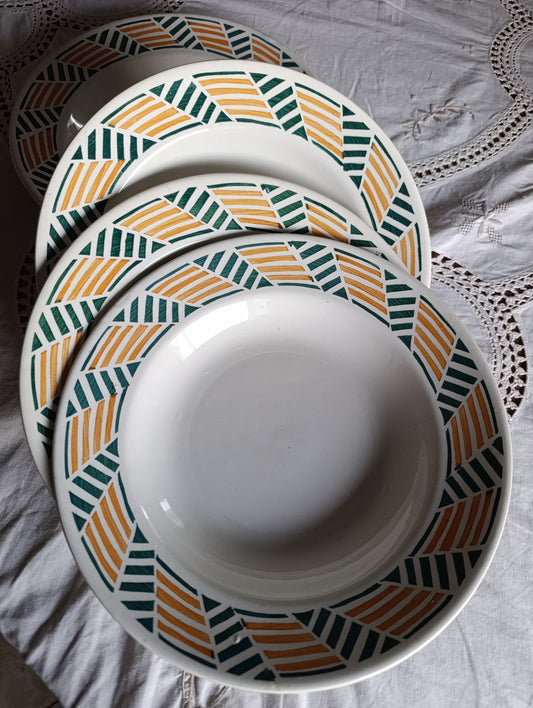 Assiettes creuses Giselle Givors terre de fer